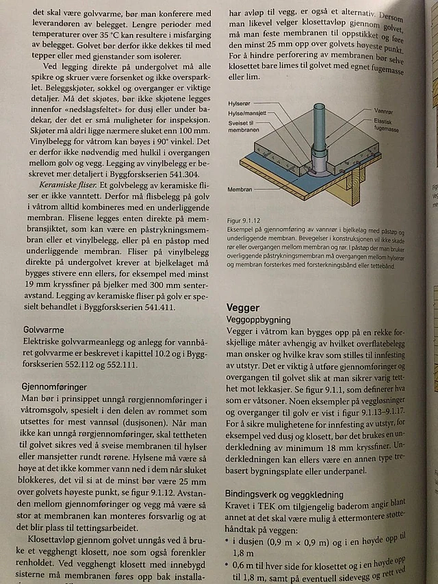 Rehabilitering av bad Sintef detaljer