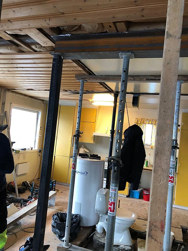 ERSTATNING AV BÆREVEGGER